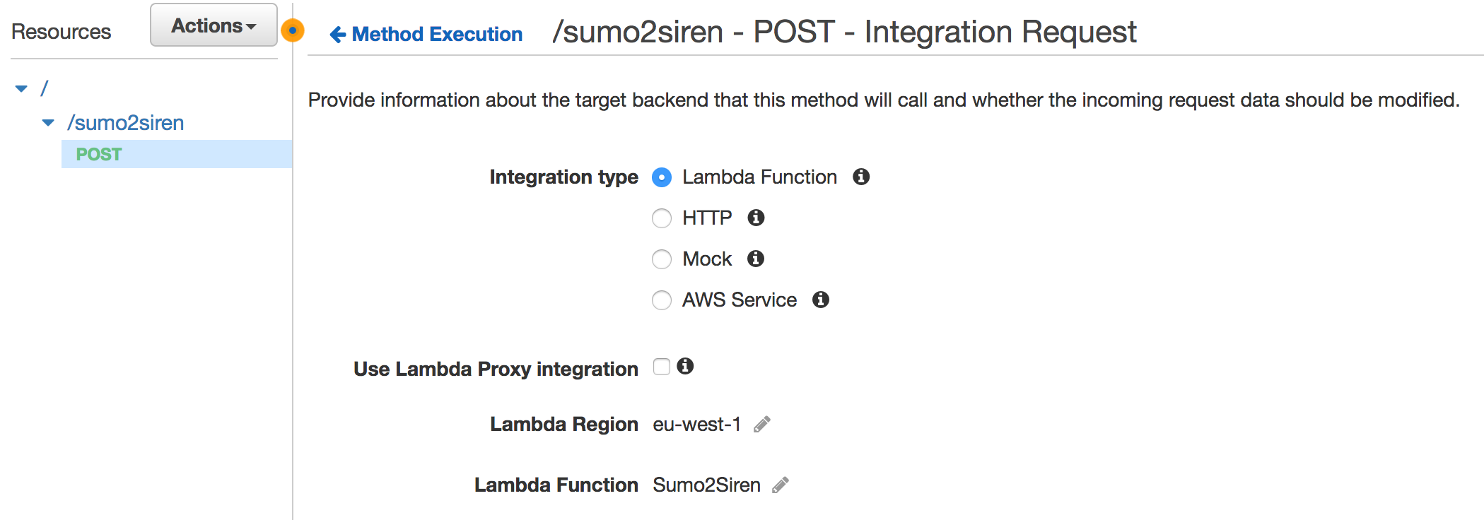 Custom Sumologic alerting with Webhooks and AWS