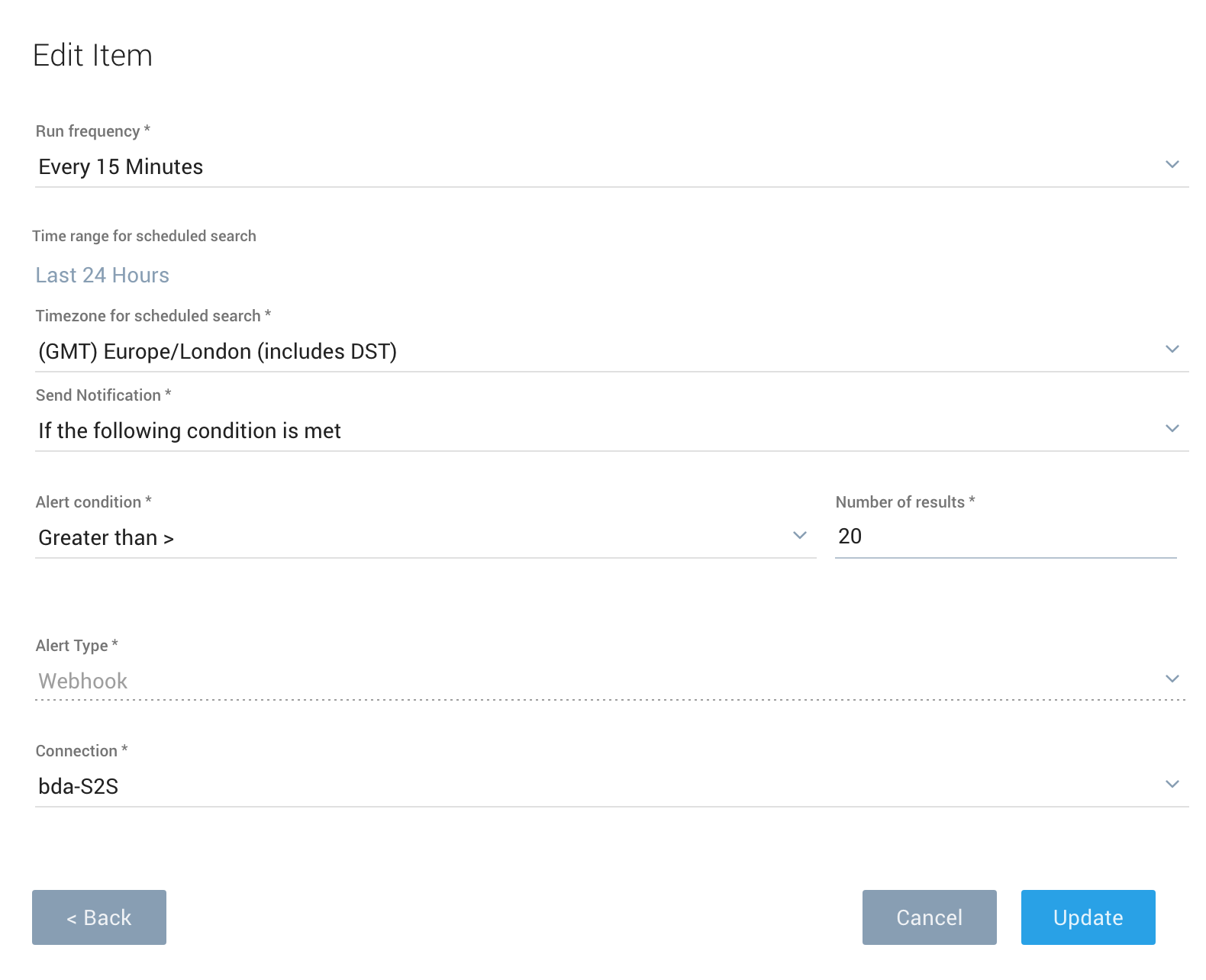 Custom Sumologic alerting with Webhooks and AWS